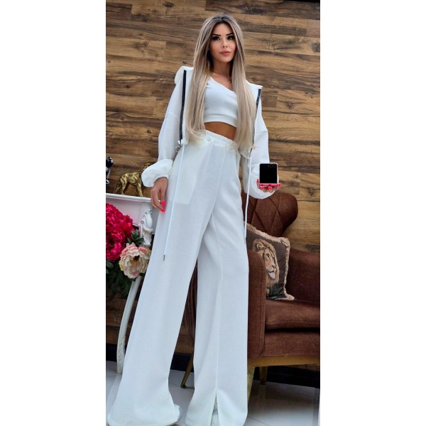 Спортен комплект 3 части Kimi  бял